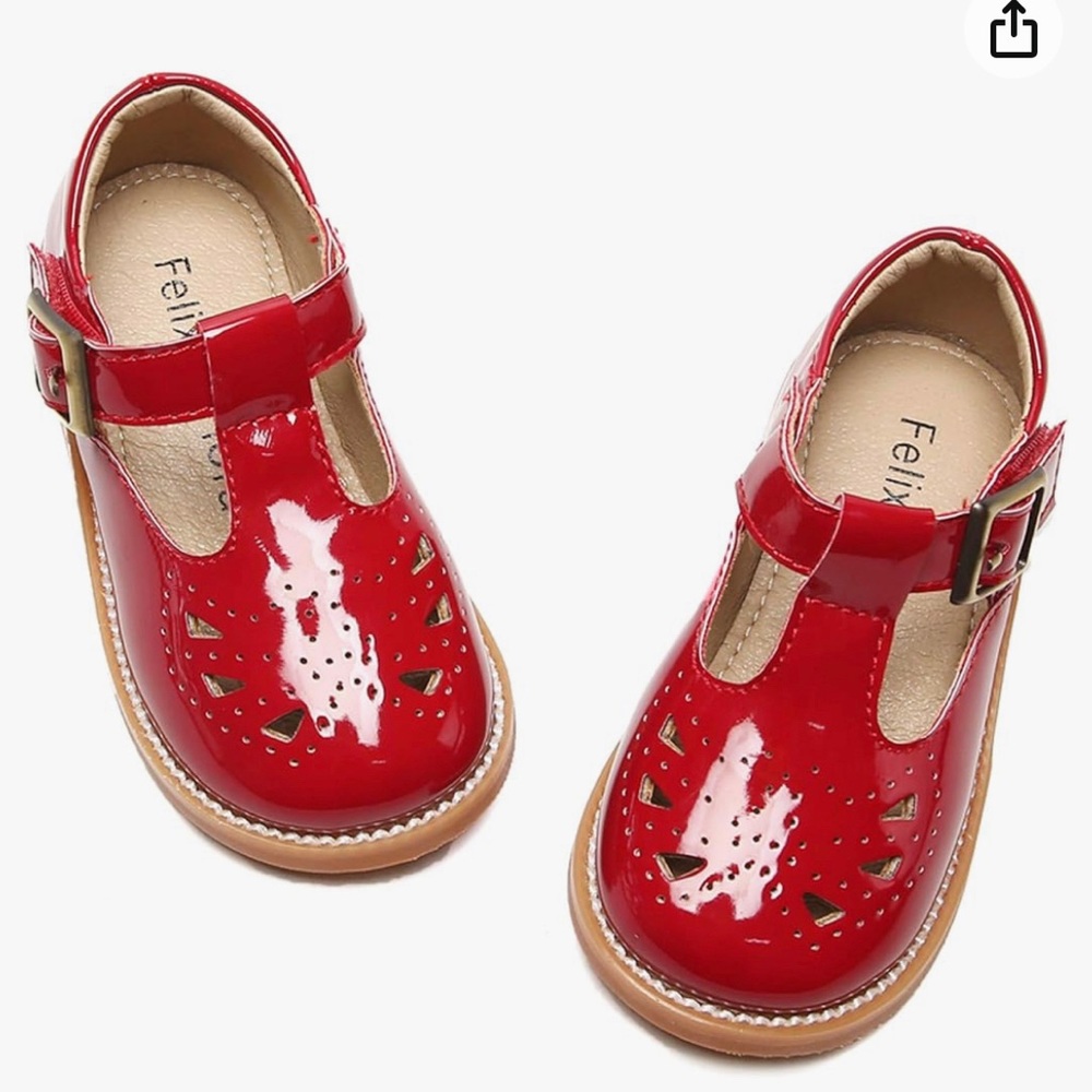 Girls size 10 Felix & Flora Toddler Mary Jane Dress Shoes. Comfy✨